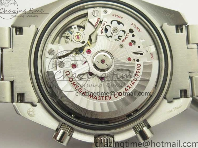 0507 Speedmaster Moonwatch OMF 1:1 Best Edition Black Dial Orange Hand on SS Bracelet A Timeless 8044